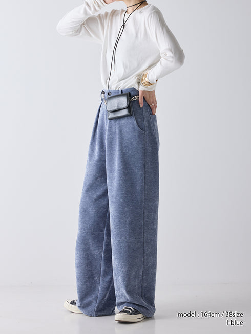 【 予約:11月中旬 】MOLE TWILL TUCK WIDE PT /Y254-31136